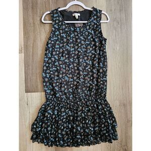 Promod size 8 Y2K Dress Blue floral